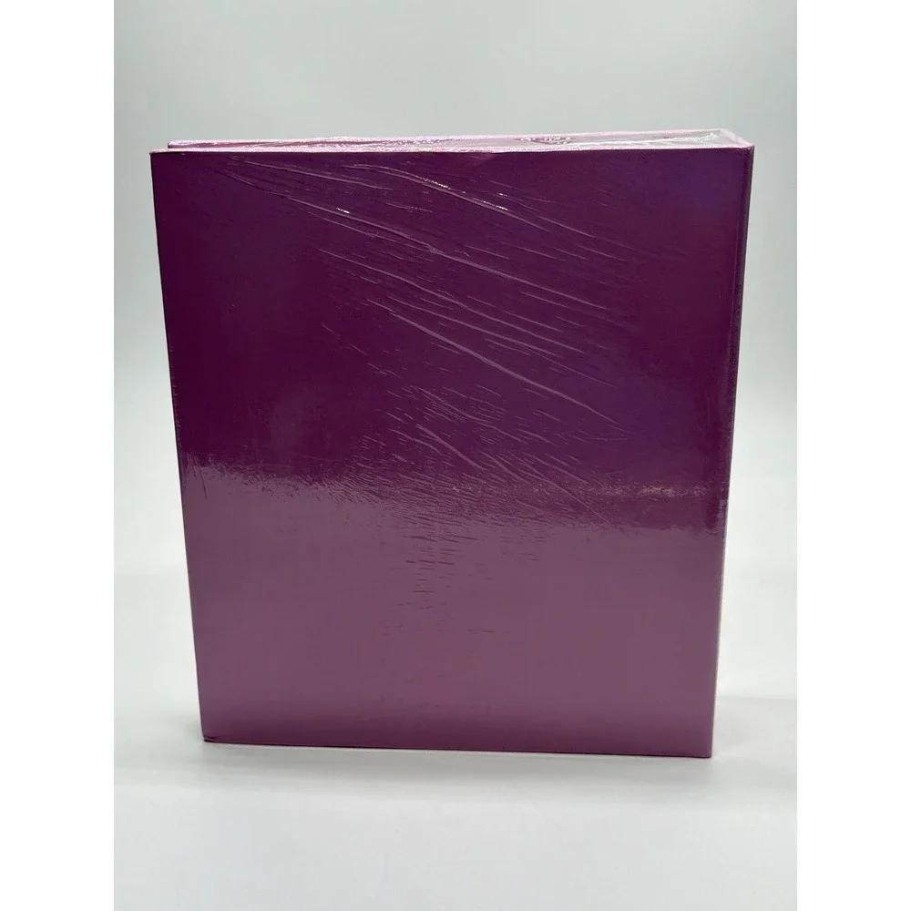Pioneer Purple Magnetic Photo Album 100 Fast-Stick Pages 3-Ring Binder LM-100D